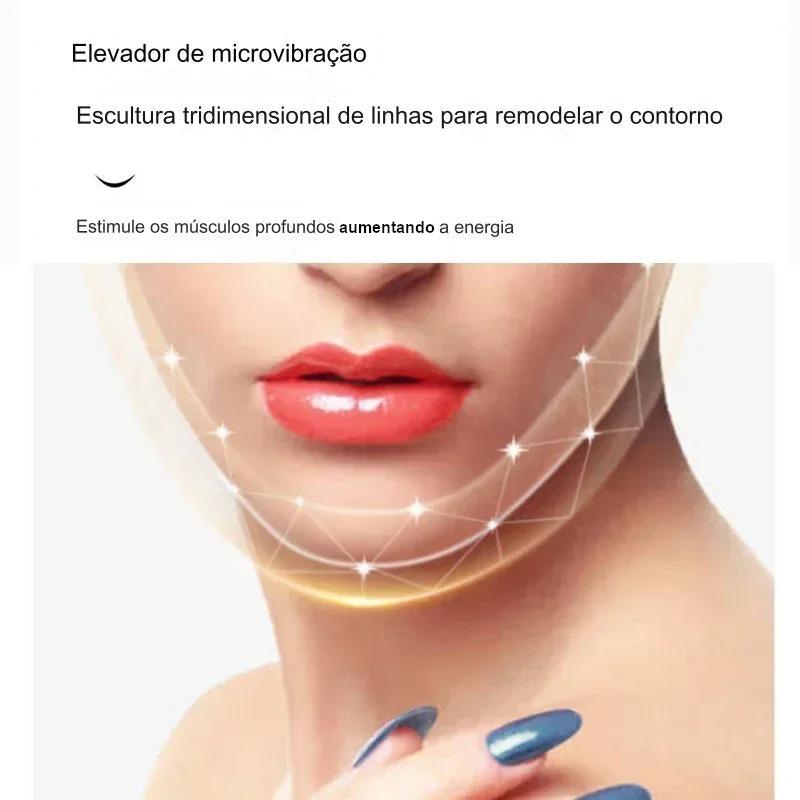 Massageador Facial Anti Rugas Rosto e Pescoço Rejuvenescimento