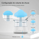AquaNuvem - Umidificador Nuvem com Gotas Som de Chuva Relaxante