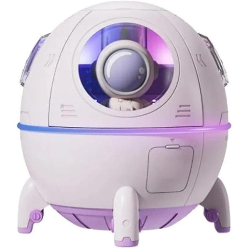 Umidificador e Luminária Cápsula Espacial Astronauta USB