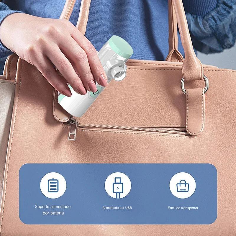 Nebulizador Inalador Portátil Silencioso Recarregável Usb