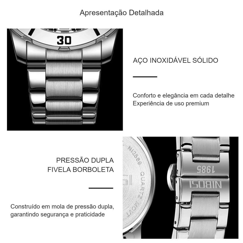 Relógio de Quartzo Masculino à prova d'água | Imperius Quartz™
