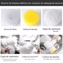 Escova Mágica 3 em 1 - Escova Elétrica de Limpeza Multiuso
