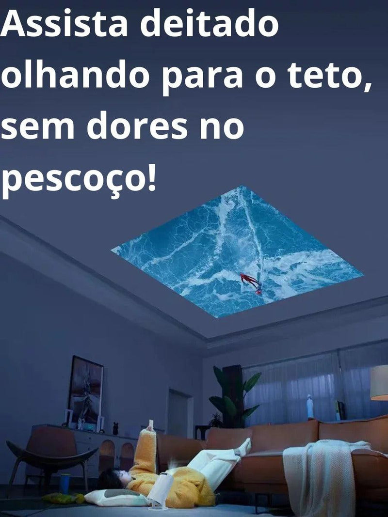 CineCast Pro - Projetor Portátil Inteligente com Android 11 Wifi 4k