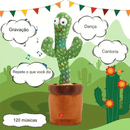 FunnyCactus - Cacto Dançante e Falante Interativo Recarregável