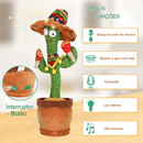 FunnyCactus - Cacto Dançante e Falante Interativo Recarregável